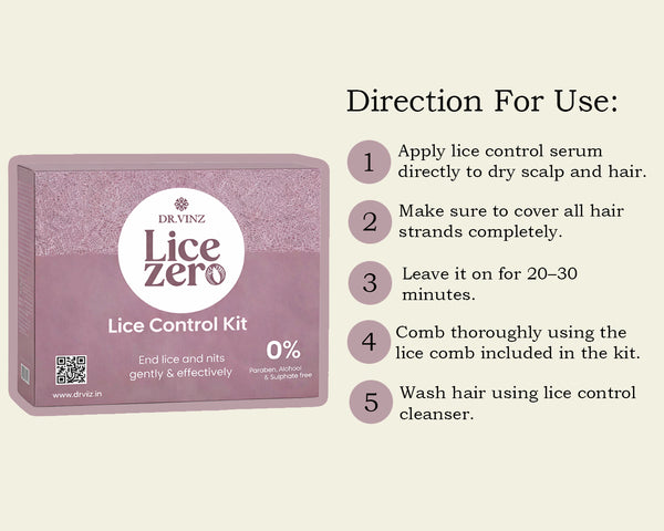 Lice zero Lice Control Kit Family Pack
